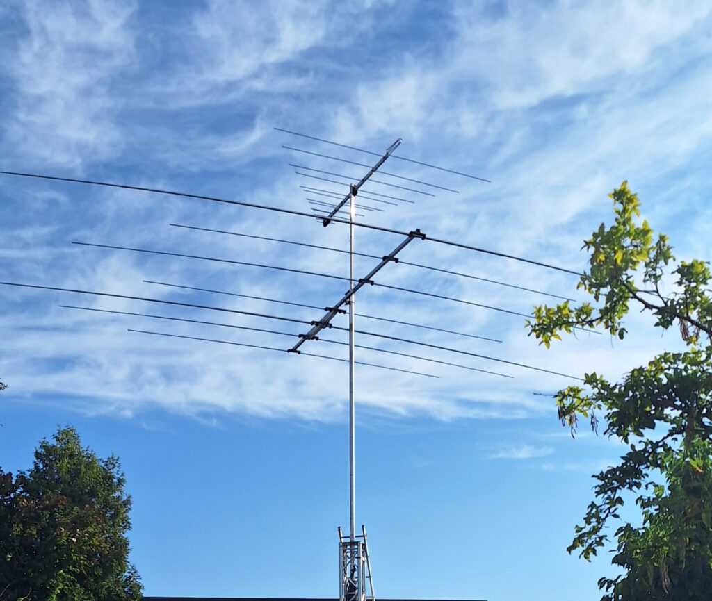 Mounted above the Optibeam
